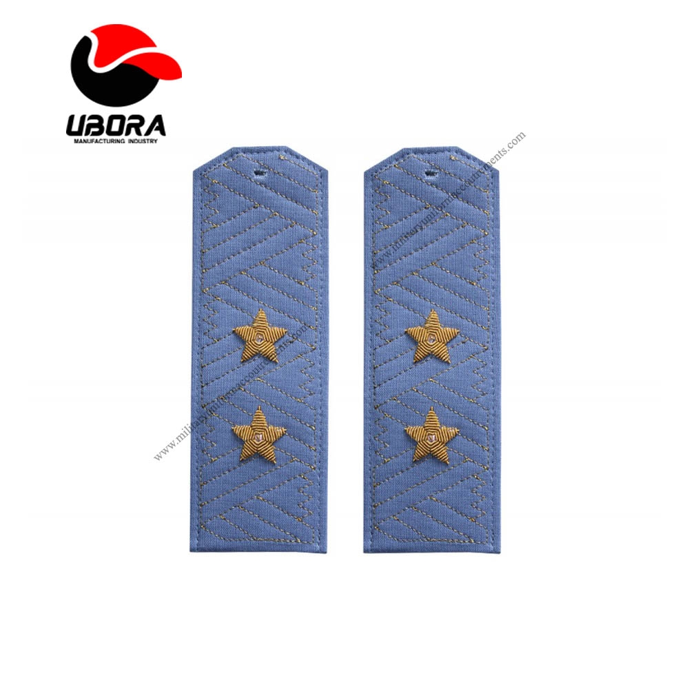 Aviation GENERAL daily Shirt shoulder boards Customized Warrant Officer Commander 